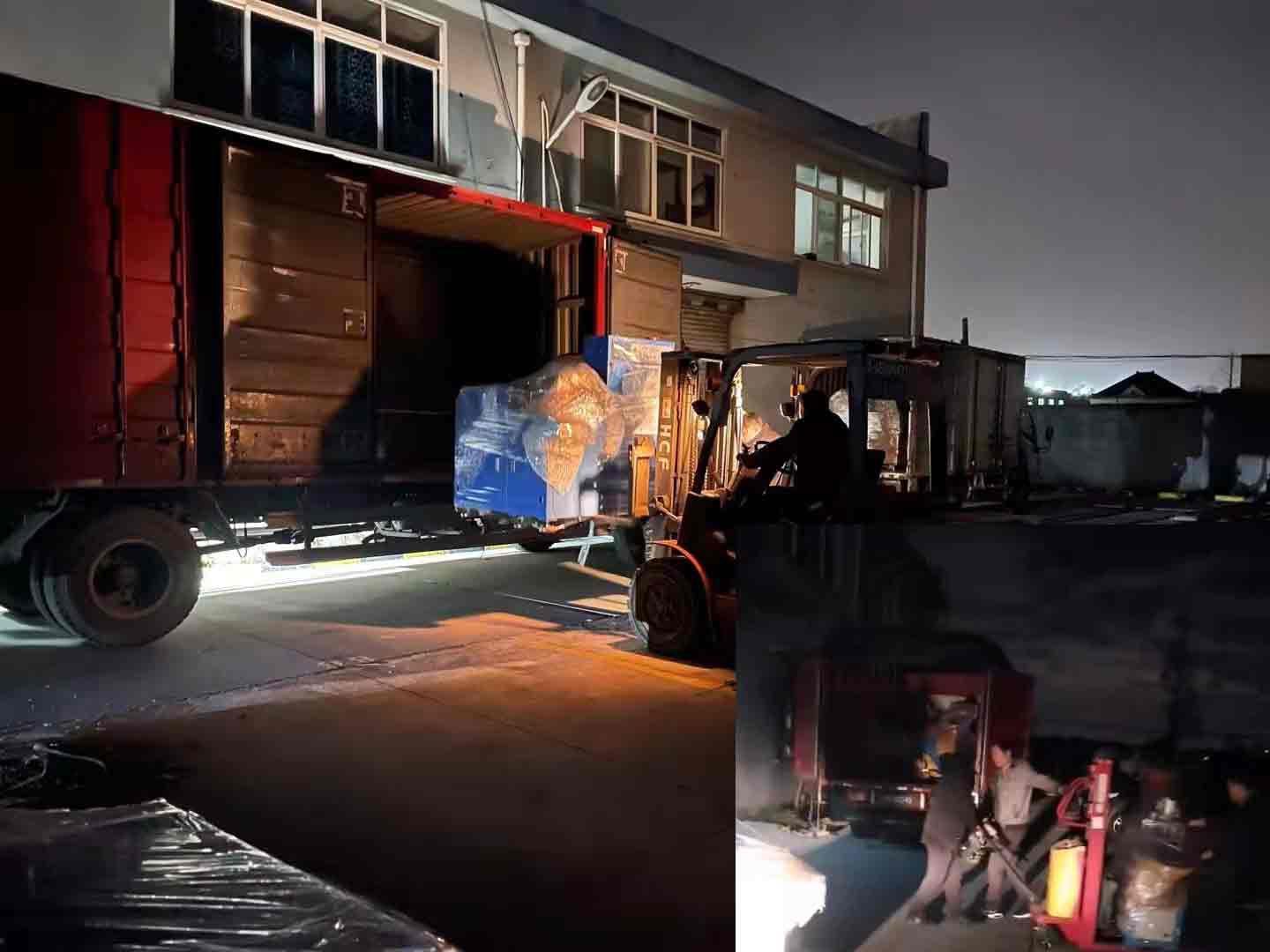 5臺全自動型材切割機各尋其主,又是一個加班發(fā)貨的晚上